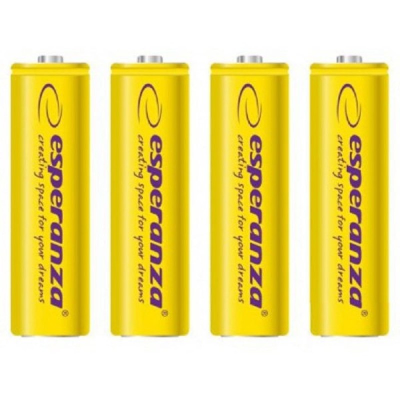 Акумулятор Esperanza AA 2000mAh Ni-MH * 4 yellow (EZA104Y)