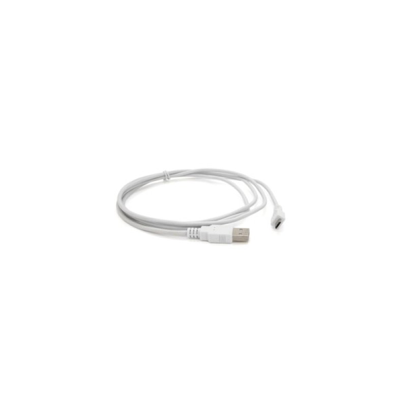 Дата кабель USB 2.0 AM to Micro 5P 1.5m white Voltronic (YT-AM/Mc-1.5Wt/20128)