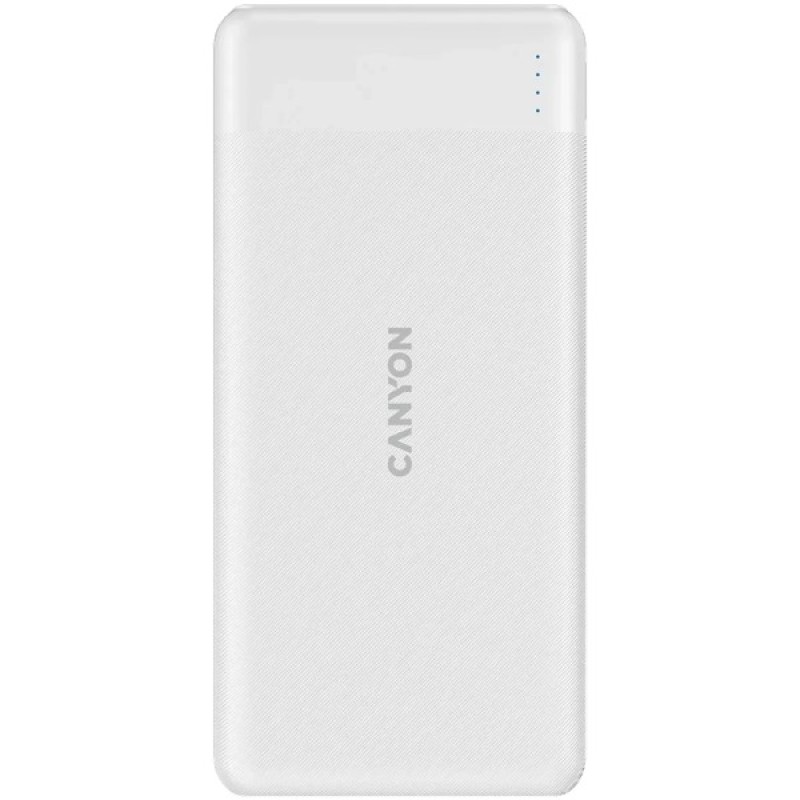 Батарея універсальна Canyon PB-109 10000 mAh PD/18W QC/3.0/20W White (CNE-CPB1009W)