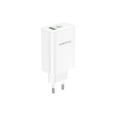 Зарядний пристрій BOROFONE BN10 Sunlight 1xUSB-C PD65W + 1xUSB-A White (6974443388190)