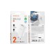 Зарядний пристрій BOROFONE BN10 Sunlight 1xUSB-C PD65W + 1xUSB-A White (6974443388190)