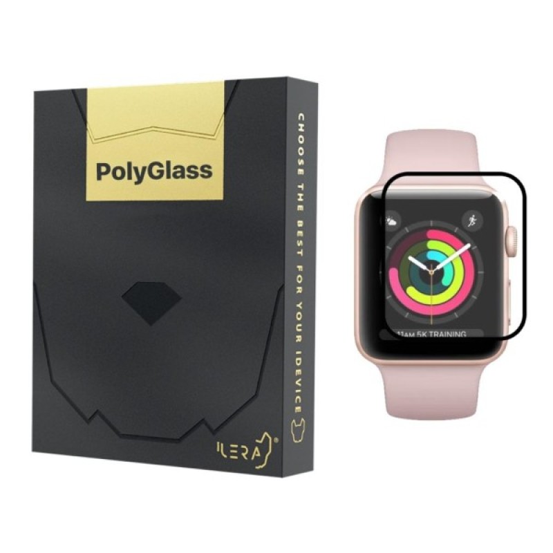 Скло захисне iLera PolyGlass Apple Watch 7 38 mm (ILAWPG06)