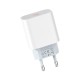Зарядний пристрій HOCO C76A Plus Speed Source USB-C PD20W White (6931474746917)