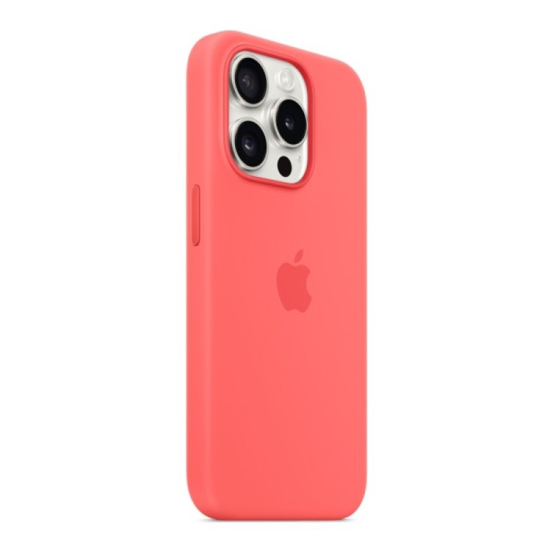 Чохол до мобільного телефона Apple iPhone 15 Pro Silicone Case with MagSafe Guava (MT1G3ZM/A)