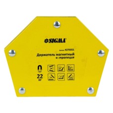 Магніт для зварювання Sigma трапеція 22кг 90x54x54x43мм (30,45,60,75,90,135 °) (4270351)