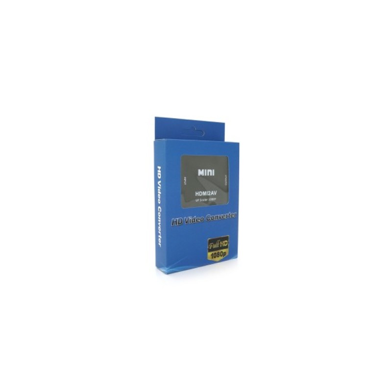 Перехідник HDMI F to 3xRCA F AV 720P/1080P black Voltronic (YT-CM-HDMI/AV-B)