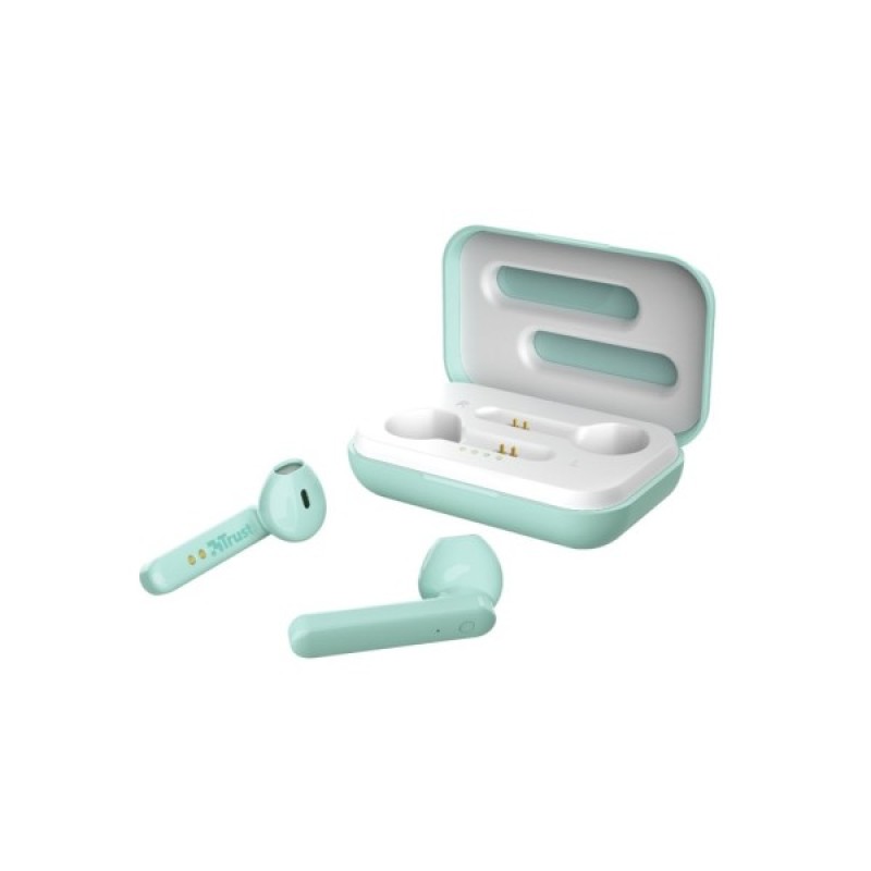 Навушники Trust Primo Touch True Wireless Mic Mint (23781)