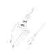 Зарядний пристрій HOCO C98A Proton USB QC3.0 + cable USB to USB-C White (6931474766878)