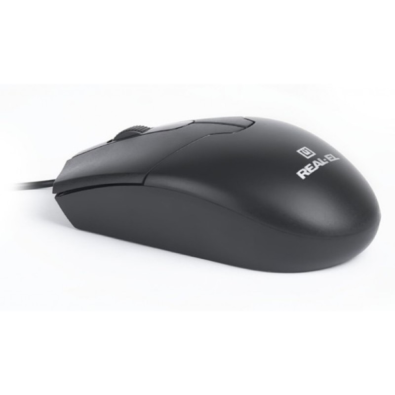 Мишка REAL-EL RM-208 USB Black
