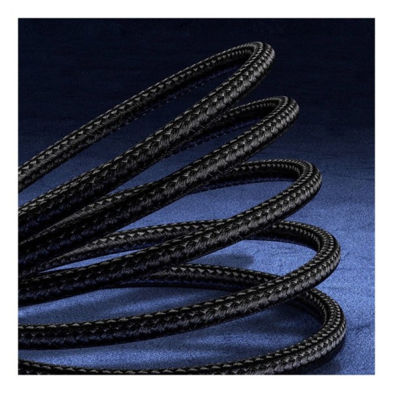 Дата кабель USB 3.1 AM to Type-C 0.25m CAKF 6.0A 66W Cafule Series Metal Data Cable Black Baseus (CAKF000001)