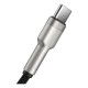 Дата кабель USB 3.1 AM to Type-C 0.25m CAKF 6.0A 66W Cafule Series Metal Data Cable Black Baseus (CAKF000001)