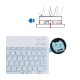 Клавіатура BeCover (245х150 мм) Bluetooth UA Light Blue (713407)