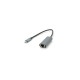 Перехідник USB-C to RJ45 0.18m 1000Mbps gray Voltronic (YT-Type-C(M)/RJ-45(F)-G/27033)