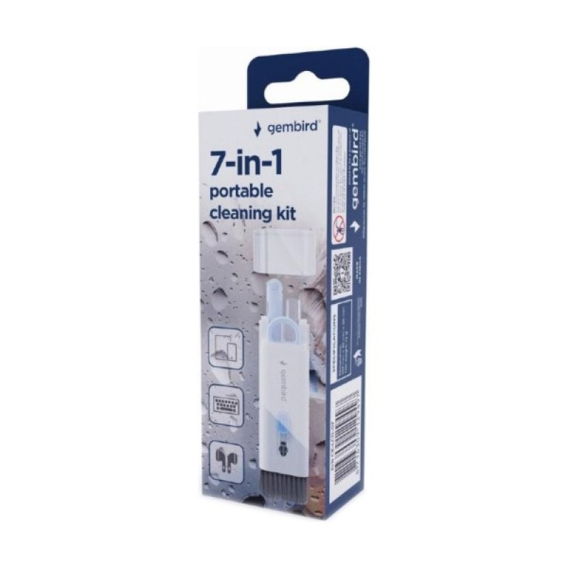 Універсальний чистячий набір Gembird portable cleaning kit, 7-in-1 (CK-LCD-07)
