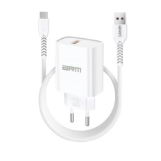 Зарядний пристрій Armorstandart AR012 Basic USB 24W + cable USB to USB-C White (ARM69893)