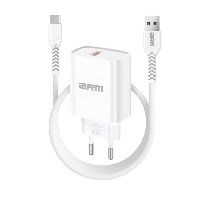 Зарядний пристрій Armorstandart AR012 Basic USB 24W + cable USB to USB-C White (ARM69893)