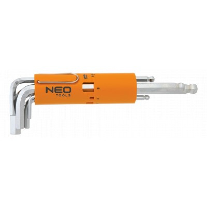 Набір інструментів Neo Tools ключі шестигранні, 2.5-10 мм, набір 8 шт.*1 уп. (09-523)