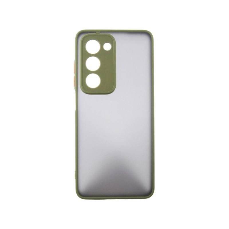Чохол до мобільного телефона Dengos Oppo A5 4G Case Matte + 2 Glass (Olive Green) (DG-CTG2P-20)