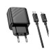 Зарядний пристрій HOCO CS22A Value USB-C PD30W + cable USB-C to Lightning Black (6942007609920)