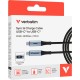 Дата кабель USB-C to USB-C 1.2m with display 100W black Verbatim (31848)