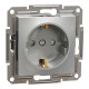 Розетка Schneider Electric ASFORA зі штор. алюміній (EPH2900261)