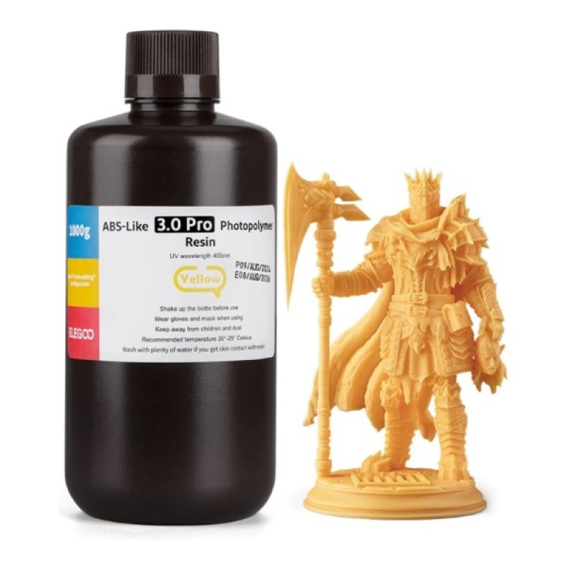 Фотополімерна смола ELEGOO Resin, ABS-like 3.0 1кг, yellow (50.103.0164)