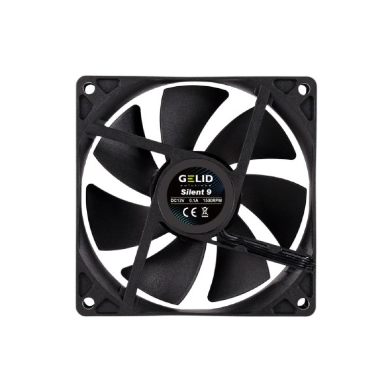 Кулер до корпусу Gelid Solutions Silent 9 Black 90 mm (FN-PX09-16)