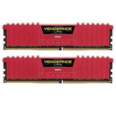 Модуль пам'яті для комп'ютера DDR4 32GB (2x16GB) 2666 MHz Vengeance LPX Red Corsair (CMK32GX4M2A2666C16R)