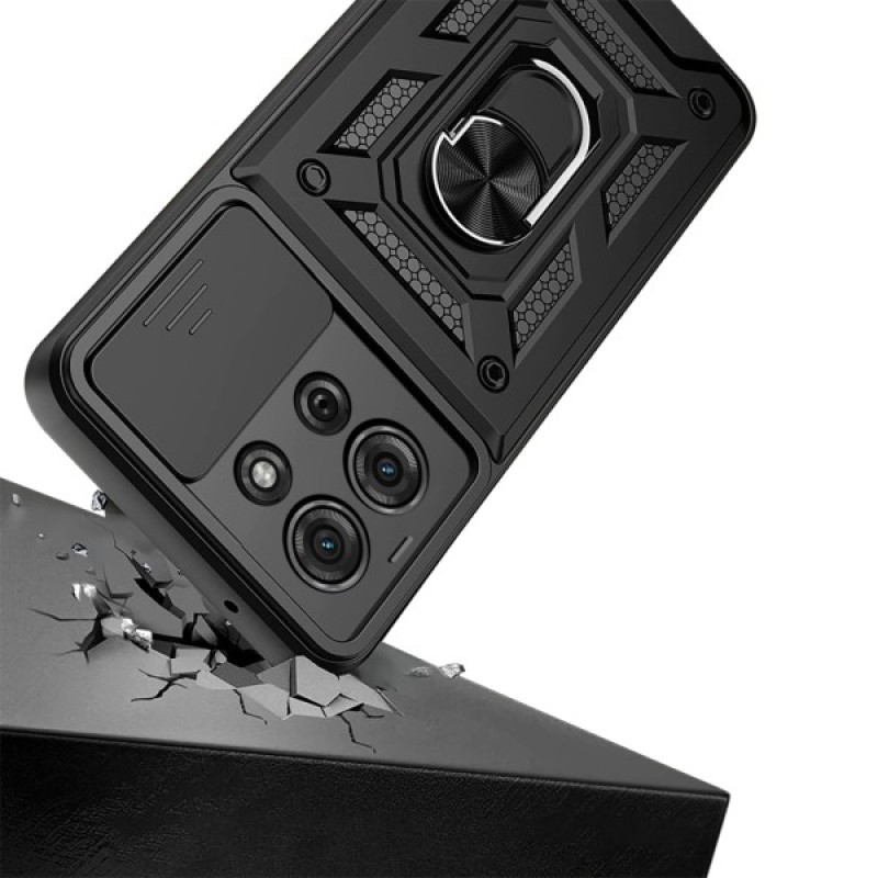 Чохол до мобільного телефона BeCover Military Motorola Moto G75 Black (713060)