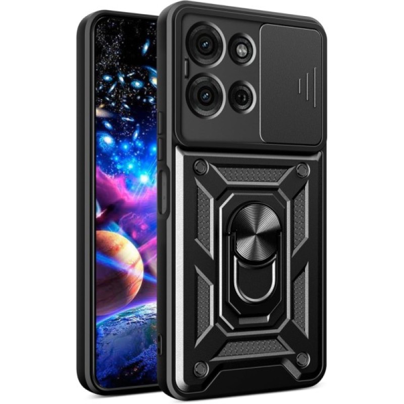 Чохол до мобільного телефона BeCover Military Motorola Moto G75 Black (713060)