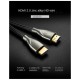 Кабель мультимедійний HDMI to HDMI 1.0m HD131 Gray Ugreen (UGR-50106)