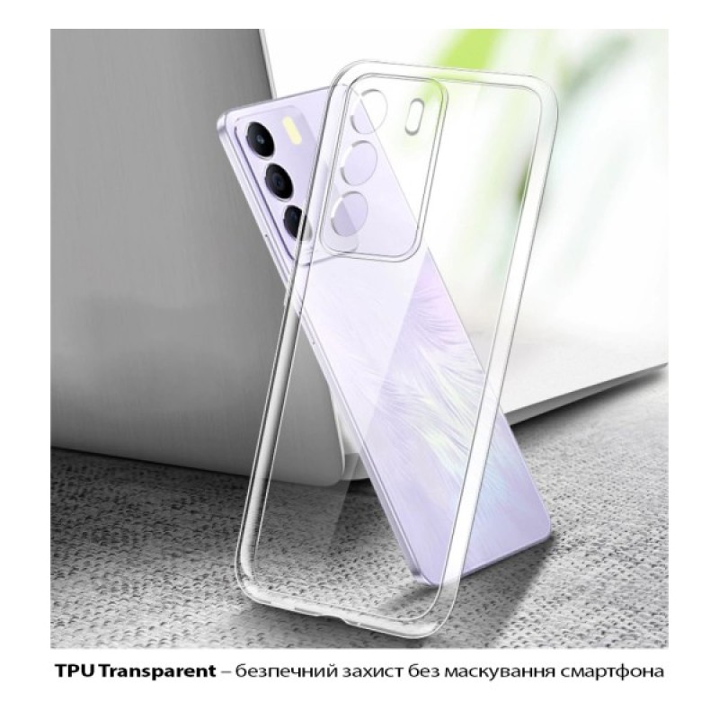 Чохол до мобільного телефона BeCover Silicone Realme C71 Transparent (713780)