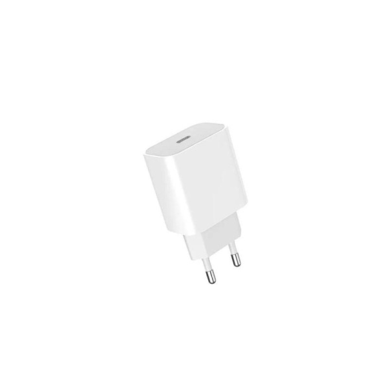 Зарядний пристрій Denmen USB-C PD20W 3.6A + cable USB-C to Lightning white (DM-DC06L-WH)
