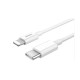 Зарядний пристрій Denmen USB-C PD20W 3.6A + cable USB-C to Lightning white (DM-DC06L-WH)