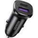 Зарядний пристрій Ugreen 2xUSB 30W (USB-A + USB-C) QC 4.0 Сіра (EC305) (25845)