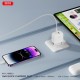Зарядний пристрій XO L138 48W USB-C PD30W + USB-A QC18W White (L138_White)