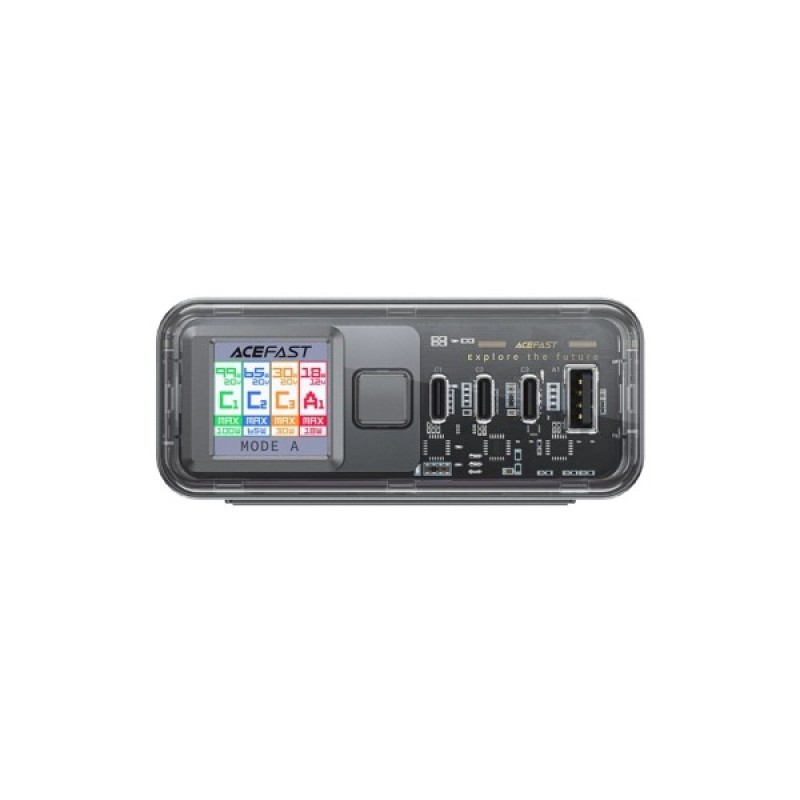 Зарядний пристрій Acefast 4xUSB 218W (3xUSB-C + USB-A) Gan Z4 Fast Charger (6974316282587)