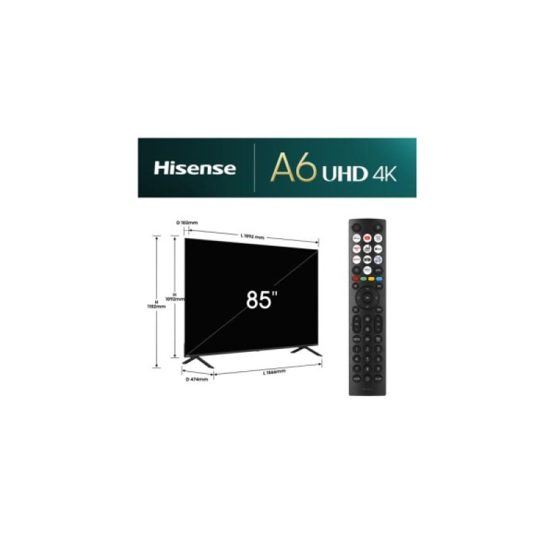 Телевізор Hisense 85A6N
