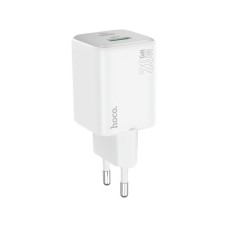Зарядний пристрій HOCO N41 Almighty 1xUSB-C PD20W + 1xUSB QC3.0 White (6942007617031)