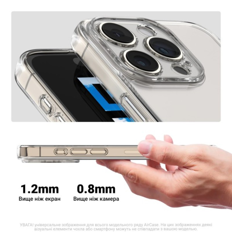 Чохол до мобільного телефона Armorstandart Air Google Pixel 9a Camera cover Clear (ARM83603)