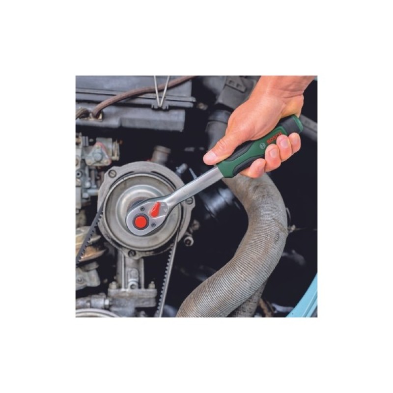 Набір інструментів Bosch торцевих 1/2", 25 шт, з тріскачкою (1.600.A02.Z9F)