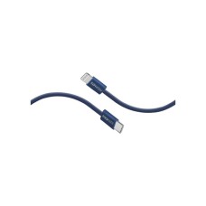 Дата кабель USB-C to Lightning ecoline-ci120.navy Promate (ecoline-ci120.navy)