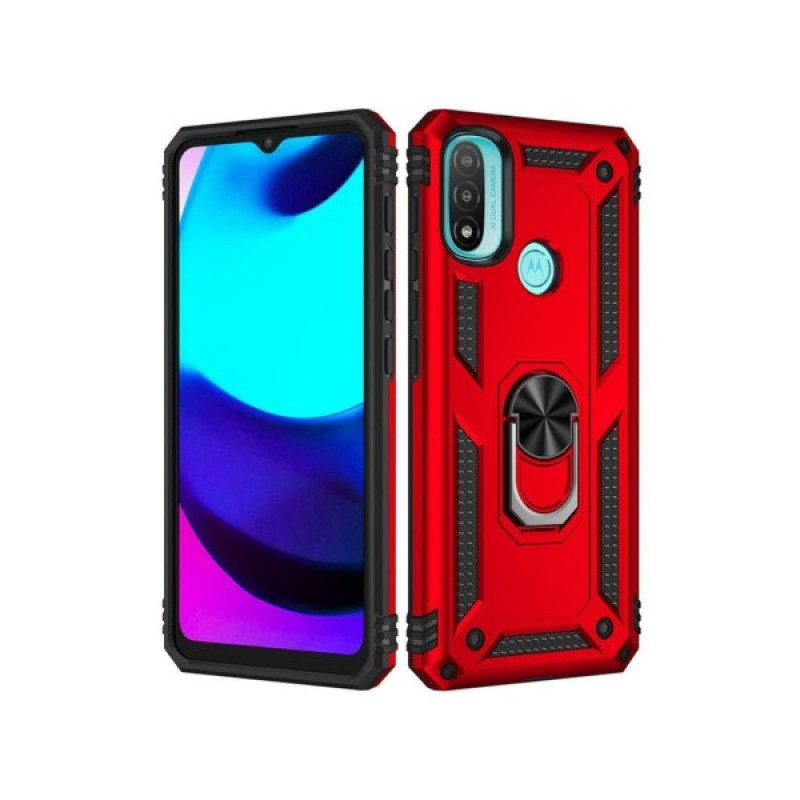 Чохол до мобільного телефона BeCover Military Motorola Moto E20 Red (708835)