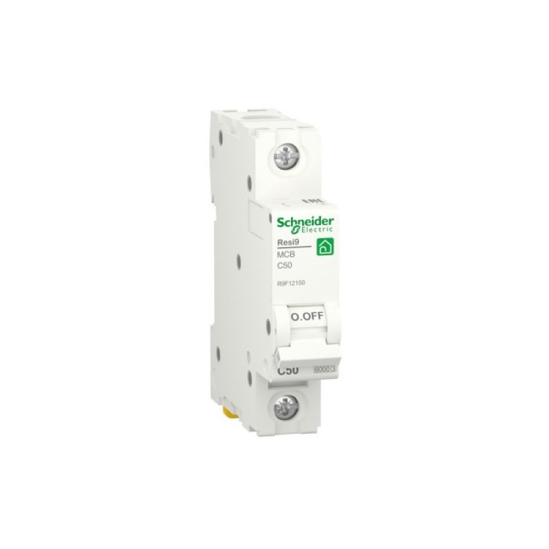 Автоматичний вимикач Schneider Electric RESI9 6kA 1P 50A C (R9F12150)