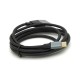 Кабель мультимедійний USB-C to HDMI M 1.8m 4K30Hz black Voltronic (YT-HDMI (M)-Type-C (M))