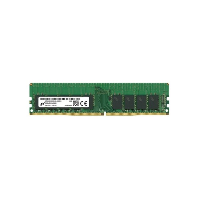 Модуль пам'яті для сервера DDR4 16GB ECC UDIMM 2666MHz 2Rx8 1.2V CL19 Micron (MTA18ASF2G72AZ-2G6E2)
