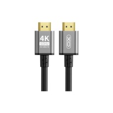 Кабель мультимедійний HDMI to HDMI 5.0m v2.0 black XO (GB017B-HDMI.tranish)