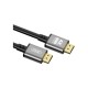 Кабель мультимедійний HDMI to HDMI 5.0m v2.0 black XO (GB017B-HDMI.tranish)