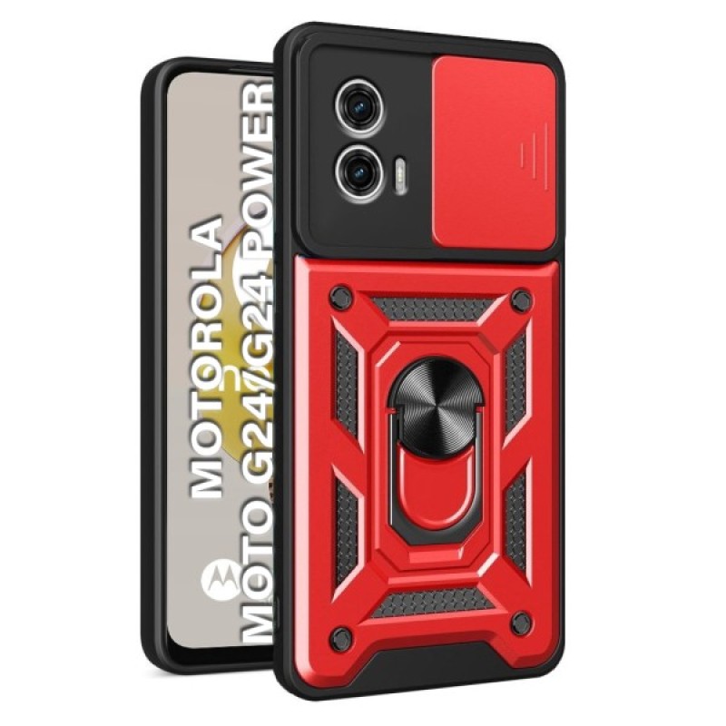 Чохол до мобільного телефона BeCover Military Motorola Moto G24/G24 Power Red (710725)