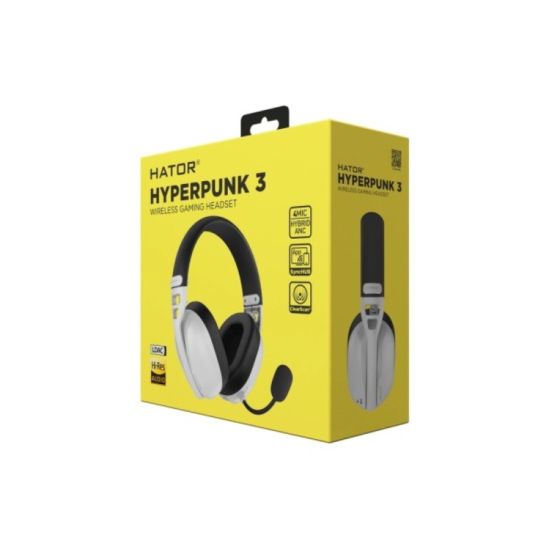 Навушники Hator Hyperpunk 3 Wireless White (ESH16)